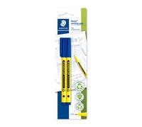 STAEDTLER Noris - Handwriting Pen - Blue - Pack of 2, 307-3 BK2