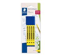 STAEDTLER Noris - Handwriting Pen - Blue - Pack of 4, 307-3 BK4
