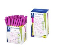 STAEDTLER Noris - Handwriting Pen - Magenta - Pack of 50, 307-20CT50