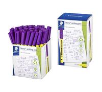 STAEDTLER Noris - Handwriting Pen - Purple - Pack of 50, 307-6 CT50