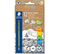 Staedtler Noris HB Jumbo Pencils Triangular Learner's Pencils Kids Write 12 Pack