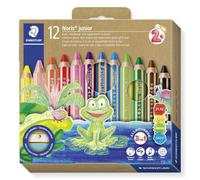 Noris Junior 140 Kindermalstift Cardboard Case With 12 Colors And 1 St Sharpener