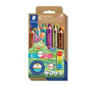 Staedtler Noris Junior Duo 1402 Children's Colouring Pen, Wax and Watercolour Pe