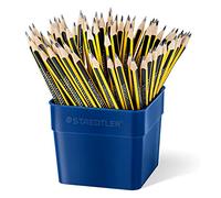 Staedtler Noris Pencil, High Break Resistance, Ergonomic Triangular Shape, Non-Slip Soft Surface, Wopex Material, Hardness HB, Case Pack of 72 Pencils, 183 T72