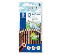 STAEDTLER 185 C12POW Noris Colour Colouring Pencils - 12 Assorted "People of the World" Colours (Pack of 12 Pencils)