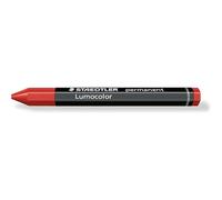 Staedtler 236 Lumocolor Permanent Universal Jumbo Crayon - Red - Single