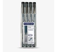 STAEDTLER Pigment Liner Black Ink 0.05mm - 2.0mm - All 12 Sizes Available