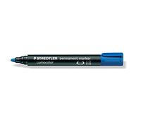 Lumocolor permanent marker bullet tip blue