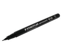 Staedtler Permanent Marker Pens Pack of 6 "Lumocolor 313S Paste Fine 0.4 mm Black