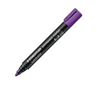 STAEDTLER Permanent Marker Violet, Bullet Tip, 2 mm, Letter Print, Waterproof, Purple, Plastic, Bag, Marker Pen, Marker Pen