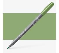 Staedtler : Pigment Arts : Brush Pen : Olive Green