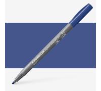 Staedtler Calligraphy Fibre Tip Pens Pigment Arts, Indigo, 2.00 mm Calligraphy Tip, Pigmented Premium Drawing Ink, Waterproof, Hand Lettering Single Pen, 375-36