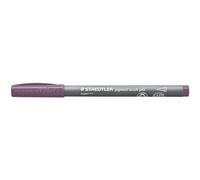 STAEDTLER Pigment Brush Pen 371 - Mauve, 10 Pieces, Brush tip | Brush tip, Multi Ink ink, waterproof & lightfast - for adults - Item No. 371-260