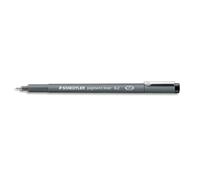 Staedtler Pigment Liner, 0.2 Mm, Black Ink (308-0.2), Box of 10 by Staedtler