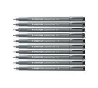 Staedtler Pigment Liner 308 Black 1.0 mm Pack of 10