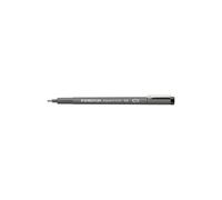 STAEDTLER 308 08-9 Pigment Liner Fineliner Pen for Writing & Technical Drawing - Black, 0.8mm (Box of 10)