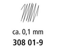 Staedtler 308 01-9 Pigment Liner Pen Black (0.1mm)