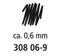 Staedtler Pigment Liner Pen 0.6mm Black