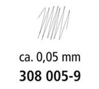 STAEDTLER - Pigment Liner 308 - Felt Tip Calibrated 0.05 mm Black