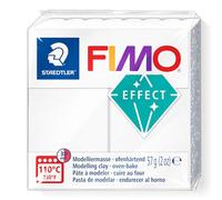 STAEDTLER Polymer Modelling Clay - FIMO Effect - Oven Bake Clay - Translucent White - 57g Block, 8010-014