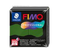 STAEDTLER Polymer Modelling Clay - FIMO Professional - Oven Bake Clay - Leaf Green, 57g - 1 Block, 8040-57