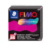 STAEDTLER Polymer Modelling Clay - FIMO Professional - Oven Bake Clay - True Magenta, 57g - 1 Block, 8040-210