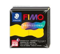 STAEDTLER Polymer Modelling Clay - FIMO Professional - Oven Bake Clay - True Yellow, 57g - 1 Block, 8040-100