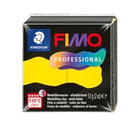 STAEDTLER Polymer Modelling Clay - FIMO Professional - Oven Bake Clay - True Yellow, 57g - 1 Block, 8040-100