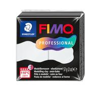 STAEDTLER Polymer Modelling Clay - FIMO Professional - Oven Bake Clay - White, 57g - 1 Block, 8040-0