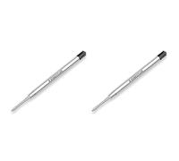 STAEDTLER Premium Jumbo Medium Tip Ballpoint Pen Refill - Black (Pack of 2)
