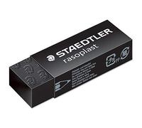 STAEDTLER RASOPLAST Black Plastic Rubber Eraser [Pack of 3]