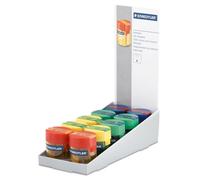 Staedtler Round tub single sharpener 511 006 asst colours pack 10