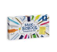STAEDTLER School Stationery Favourites Set with Ballpoint Pens, Highlighters & Pencils, 61 SETC