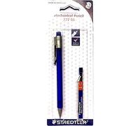 Staedtler Staedtler 7775BKD25DA Mechanical Pencil Graphite and 1 x Pack Box (HB Leads Included). Filled with B Lead Diameter 0.5 mm Barrel Colour Orange/Blister Card
