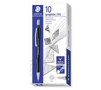 Staedtler Staedtler 779 05 9 Mechanical Pencil Graphite B Filled with Refill, Lead Diameter 0.5 mm Barrel Colour: Black, Pack of 10 in case