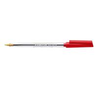STAEDTLER stick 430 Ballpoint Pens - Red, 10 Pack, Medium | Cap & clip, pressure equalisation prevents leaking - smooth colour writing - Art.-Nr. 430 M-2
