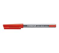 Staedtler Stick 430 M-2 Ballpoint Pen Medium - Red (Box Of 10)