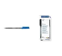 STAEDTLER Stick 430 M-3 Ballpoint Pen Medium - Blue (Box of 10) Stick 430 M-9 Ballpoint Pen Medium - Black (Box of 10)