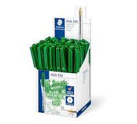 Staedtler Stick 430 Green Ink Medium Tip Ballpoint Pens Handwriting Box of 50