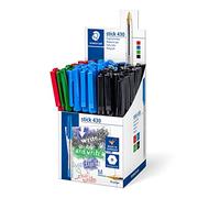 Staedtler Stick 430 MS CP5 Ballpoint Pen Medium - Assorted Colours (Box of 50)