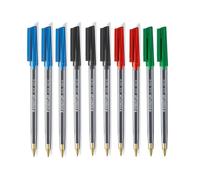 STAEDTLER Stick 430M Ballpoint Pen Medium Mixed Colours x 10