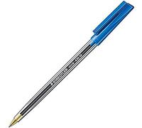 Staedtler Stick Ballpoint Pen Medium Tip Tamper-Proof Ink (Pack of 50 Blue