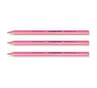 STAEDTLER TEXTLINER DRY Highlighter Pencils 4 mm Pack of 3 Pinkaa