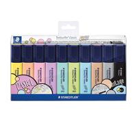 STAEDTLER Textsurfer Classic 364 Highlighter, High Quality Made in Germany, with Large Ink Reservoir for Extra Long Marking Performance, Case with 10