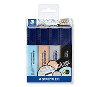 STAEDTLER Textsurfer Classic 364 Highlighter, Set of 4, Pastel and Vintage