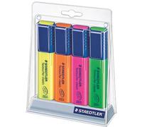 Staedtler Textsurfer Classic Fluorescent Highlighters Assorted Colors 4 Pack