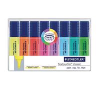 STAEDTLER Textsurfer Classic Highlighter Marker Pens Value Pack. 8 COLOURS TO CHOOSE FROM assorted colours
