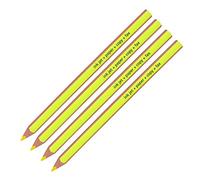 Staedtler Textsurfer Dry Highlighter Pencil 128 64 Drawing for Writing Sketching Inkjet,paper,copy,fax(pack of 4) (Yellow 4 Pencils)