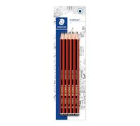 STAEDTLER tradition 110 pencils - HB, 10-pack, hexagonal | Break-resistant lead for writing and drawing - FSC-certified wood, reliable - Item No. 110HBBK10D