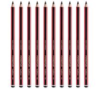 STAEDTLER Tradition Pencil - Drawing Sketching Art - Pack of 10 Pencils - Grade 6B